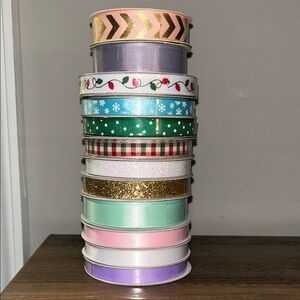 Celebrate it and Floral Garden Ribbon Bundle - 12 rolls